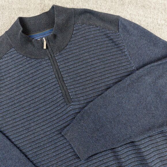 Tommy Bahama Other - Tommy Bahama Seaport Half 1/2 Zip Sweater Men's XXXL Blue